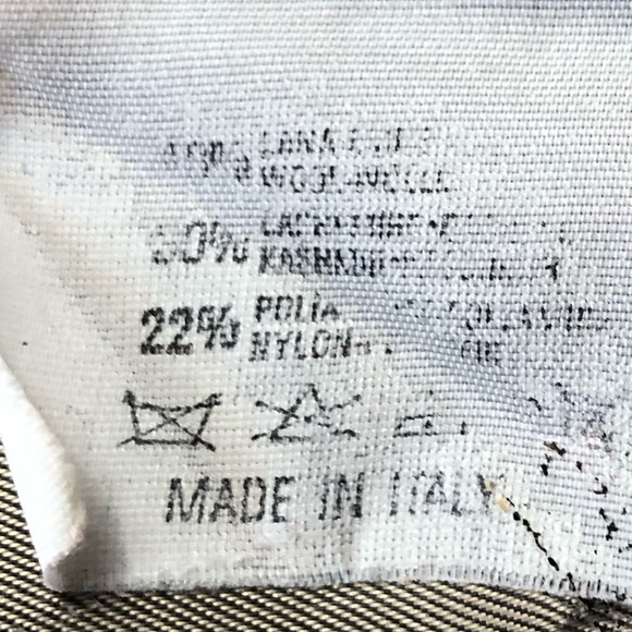 Men's Manuel Ritz Pipo Wool/Cashmere Black Single Breasted Blazer. Size 50 - Picture 14 of 16